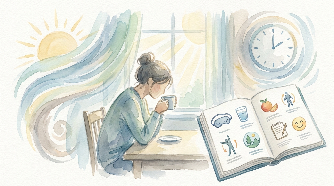 朝からしんどいのは怠けじゃない｜原因と今日からできる7つの対策