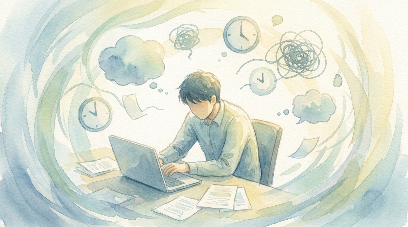仕事が遅くなる心理的な要因