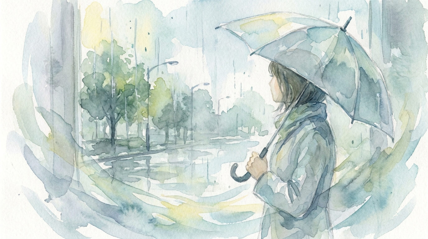 雨の日に気分が落ちるのは、体が環境に反応している証拠です