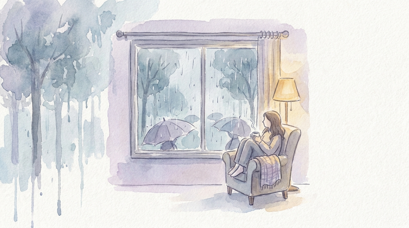 なぜ雨の日に気分が落ちるのか｜4つの原因を解説します