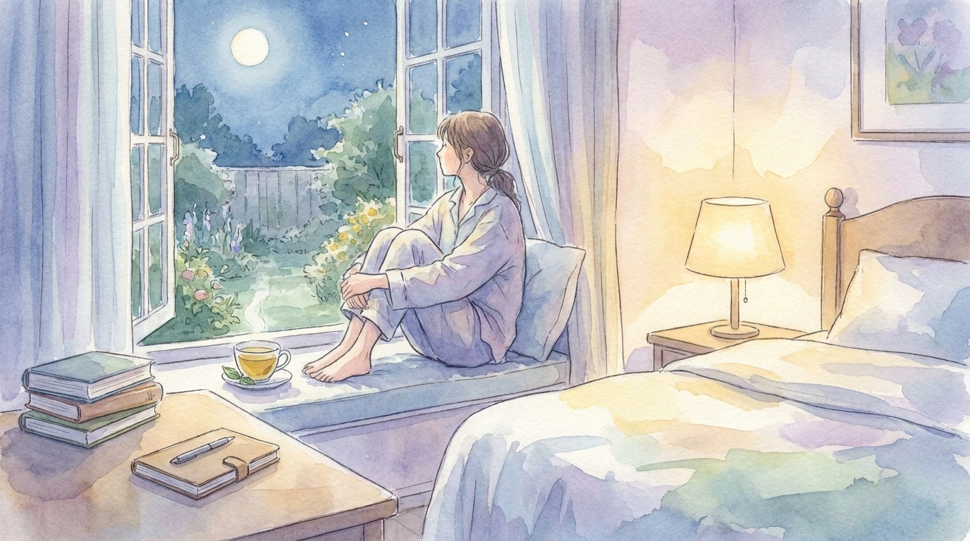 夜になると不安になるのは、心と体の自然な反応です